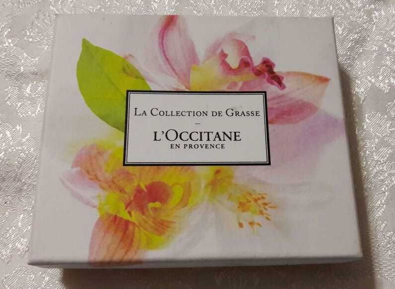 Фирменная брендовая коробка l'occitane для подарков, фотосетов
