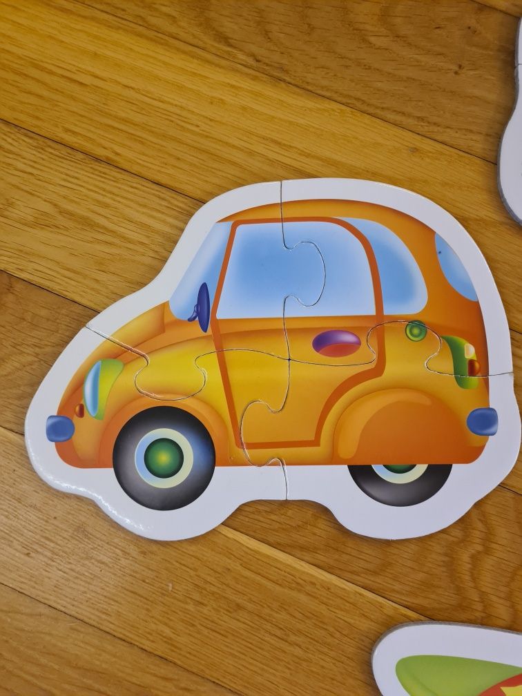 Baby puzzle pojazdy Trefl 2-4 elementy wiek 2+