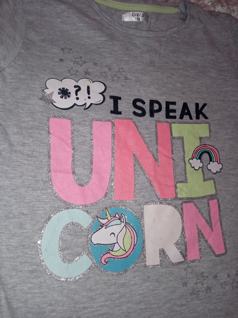 Piżamka Unicorn dla dziewczynki rozm.128