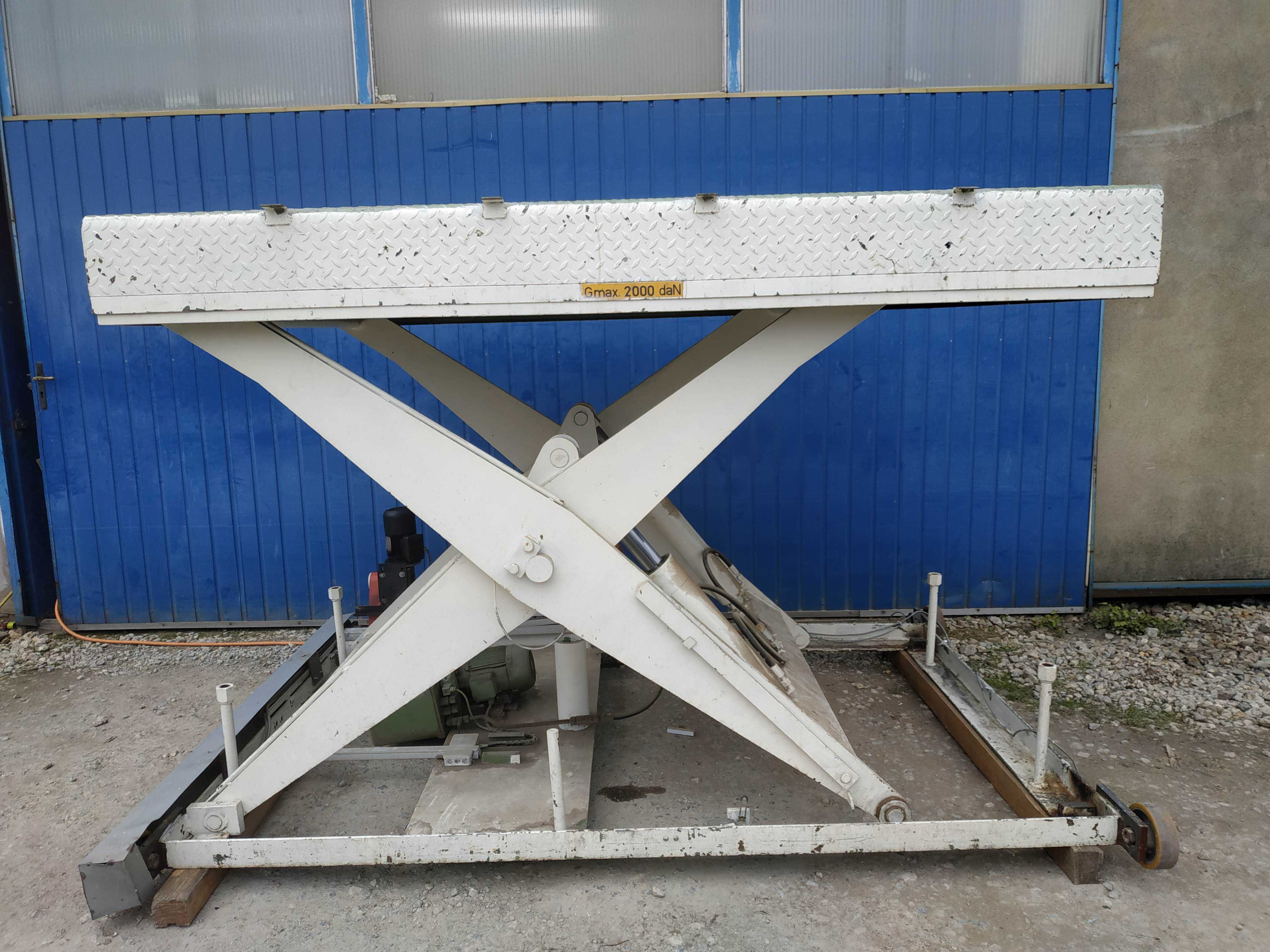 Trepel stół hydrauliczny podnośnikowy traserski nożycowy  2000kg 2t