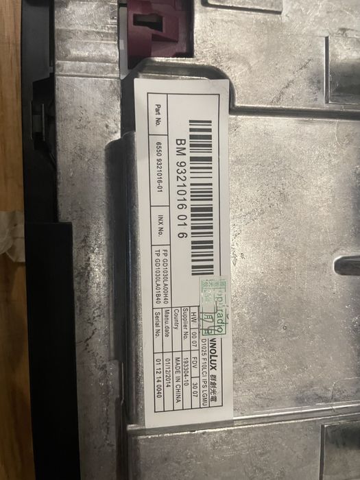 Dispay BMW i3 10” Pro