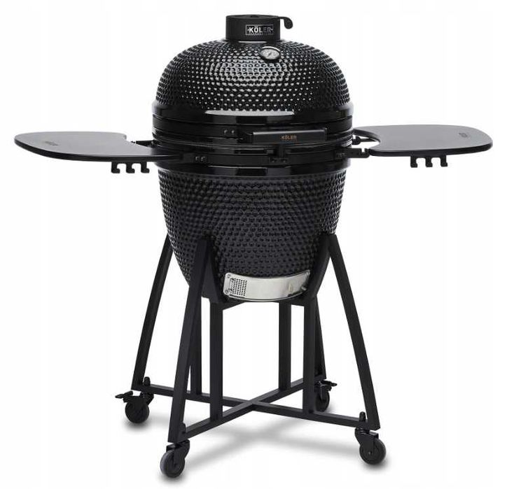 KOLER Grill Ceramiczny Węglowy Kamado EG21 ogrodowy z wózkiem