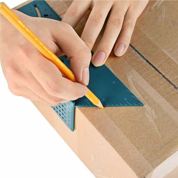 KĄTOWNIK JAPOŃSKI STOLARSKI 3D Przymiar Miara Kątomierz Znacznik