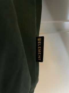 Element Blusão verde impermeavel e quente tam S como novo