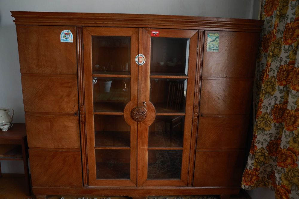 Antyczna biblioteczka, regał, oszklona witryna, stan bardzo dobry