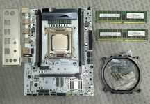 МП X99M PLUS-V2+ЦП Intel Xeon E5-2670V3 2,3ГГц+ОЗП 2х16GB DDR4 2133МГц