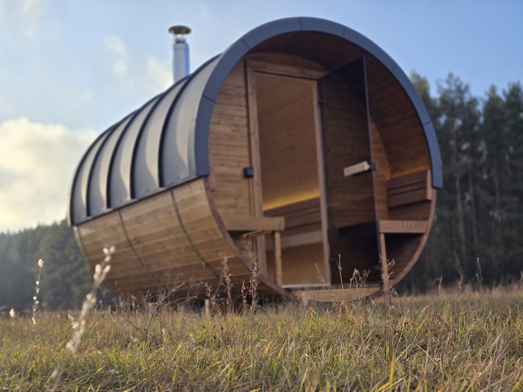 Sauna zewnętrzna beczka L1 3 m | Bezpośrednio od producenta | Lubuskie