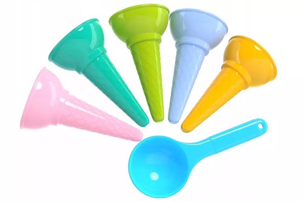 Foremki do piasku, lody. Technok. Nowy Produkt