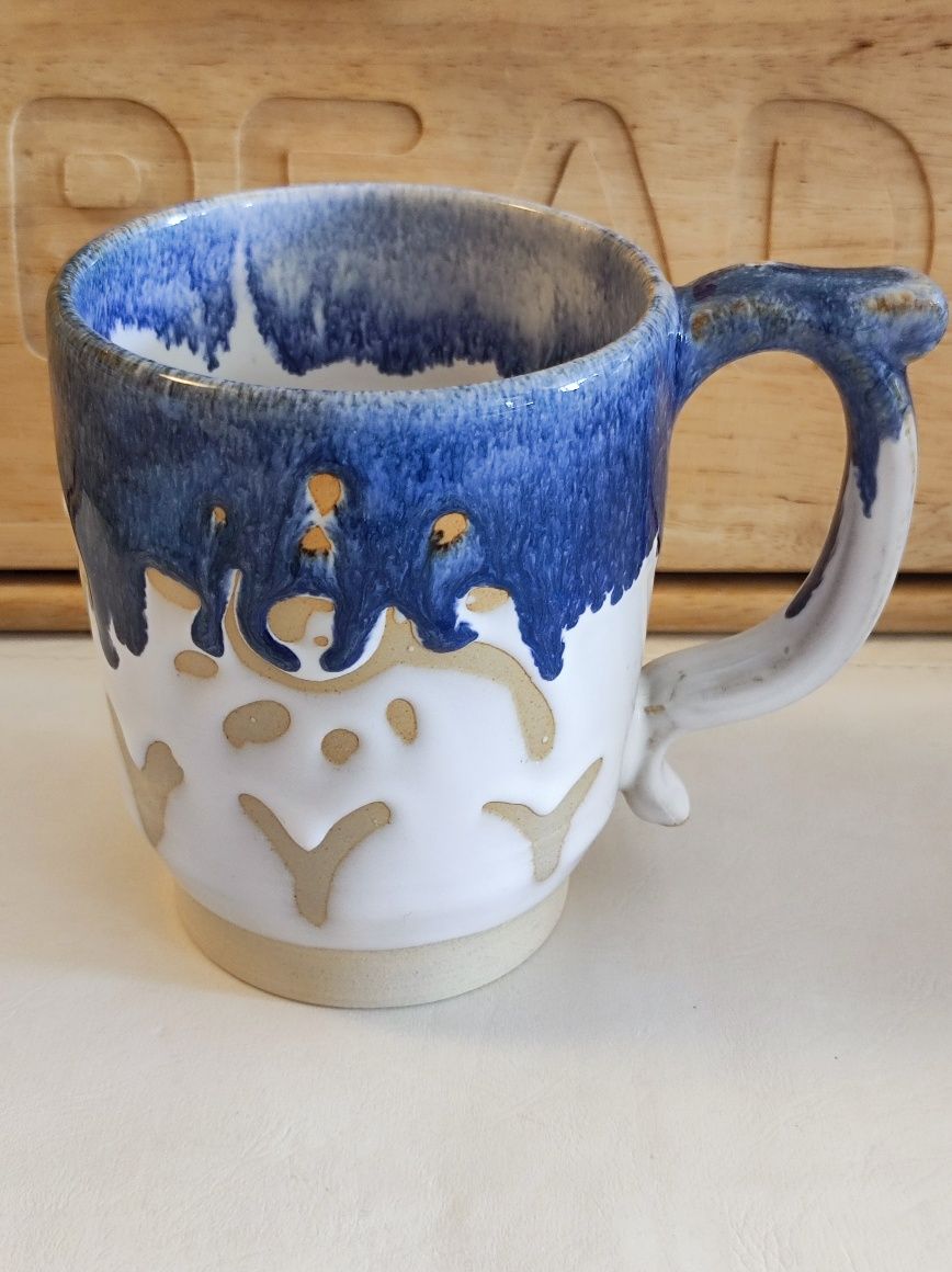 Kubek mug ceramika artystyczna handmade rękodzieło esy floresy