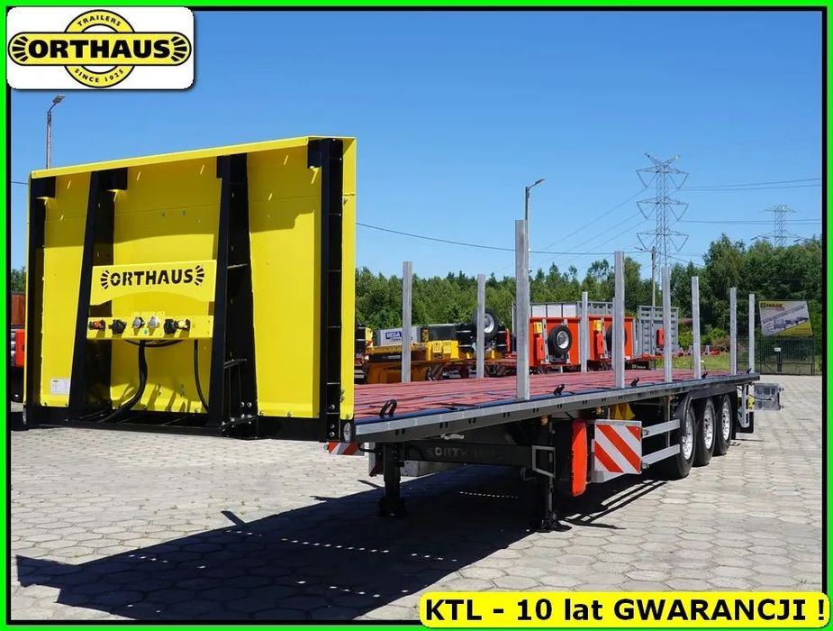 Orthaus Platforma z zamkami konterowymi 20, 30, 40 Ft / Ład. 39.900 kg - SUPER STRONG !!!  Gotowa do odbioru !!! Platforma do ciężkich konstrukcji i kontenerów