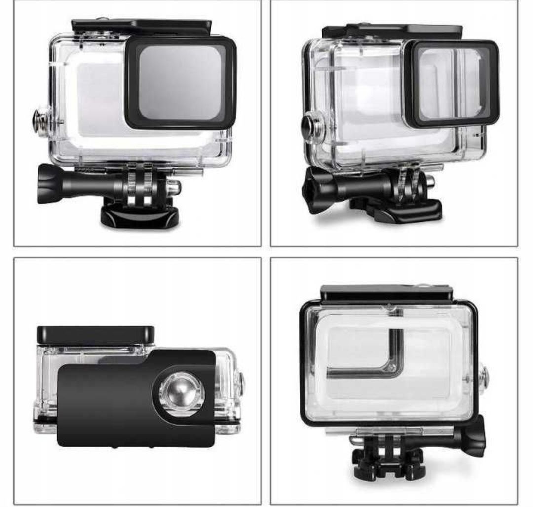 Etui Obudowa Wodoodporna do kamery GOPRO HERO 5/6/7 + szelki na głowe