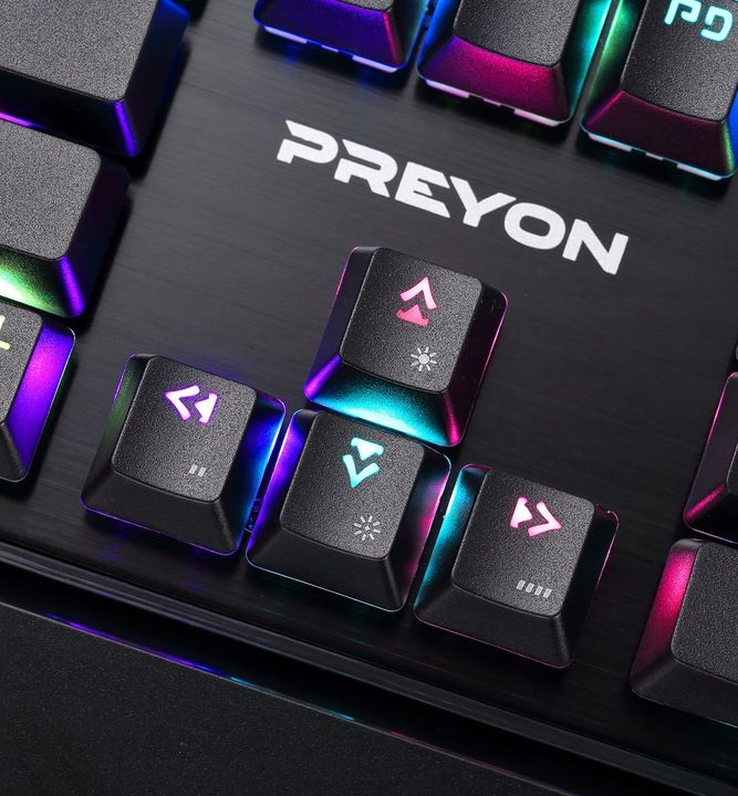 Klawiatura Gamingowa Mechaniczna Rgb Usb Preyon
