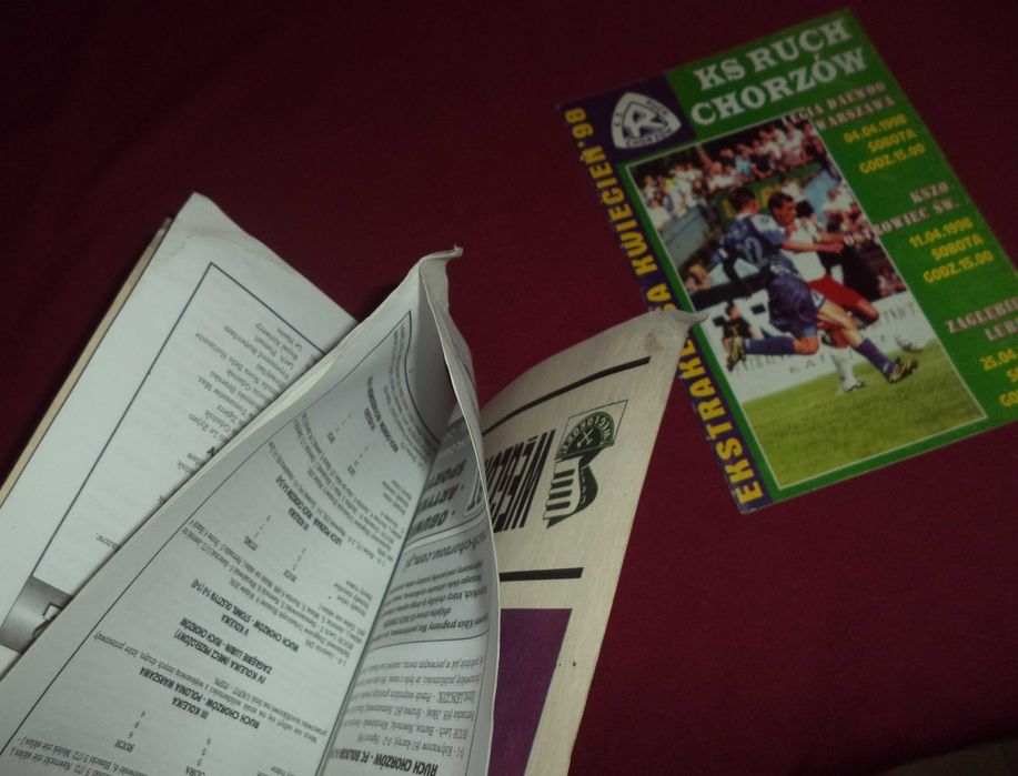Ruch Chorzów - Sport Club Feyenoord Rotterdam  -  program , zdjęcia