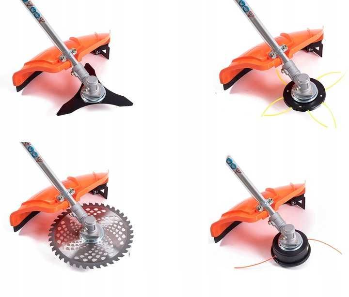 Kosa spalinowa kosiarka podkaszarka 7KM +tarcza głowica szelki nóż