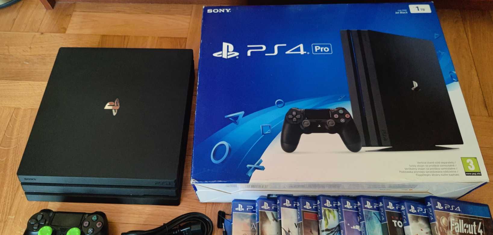 Playstation PS4 PRO 1TB 4K HDR + MEGA ZESTAW 27 super gier!!!