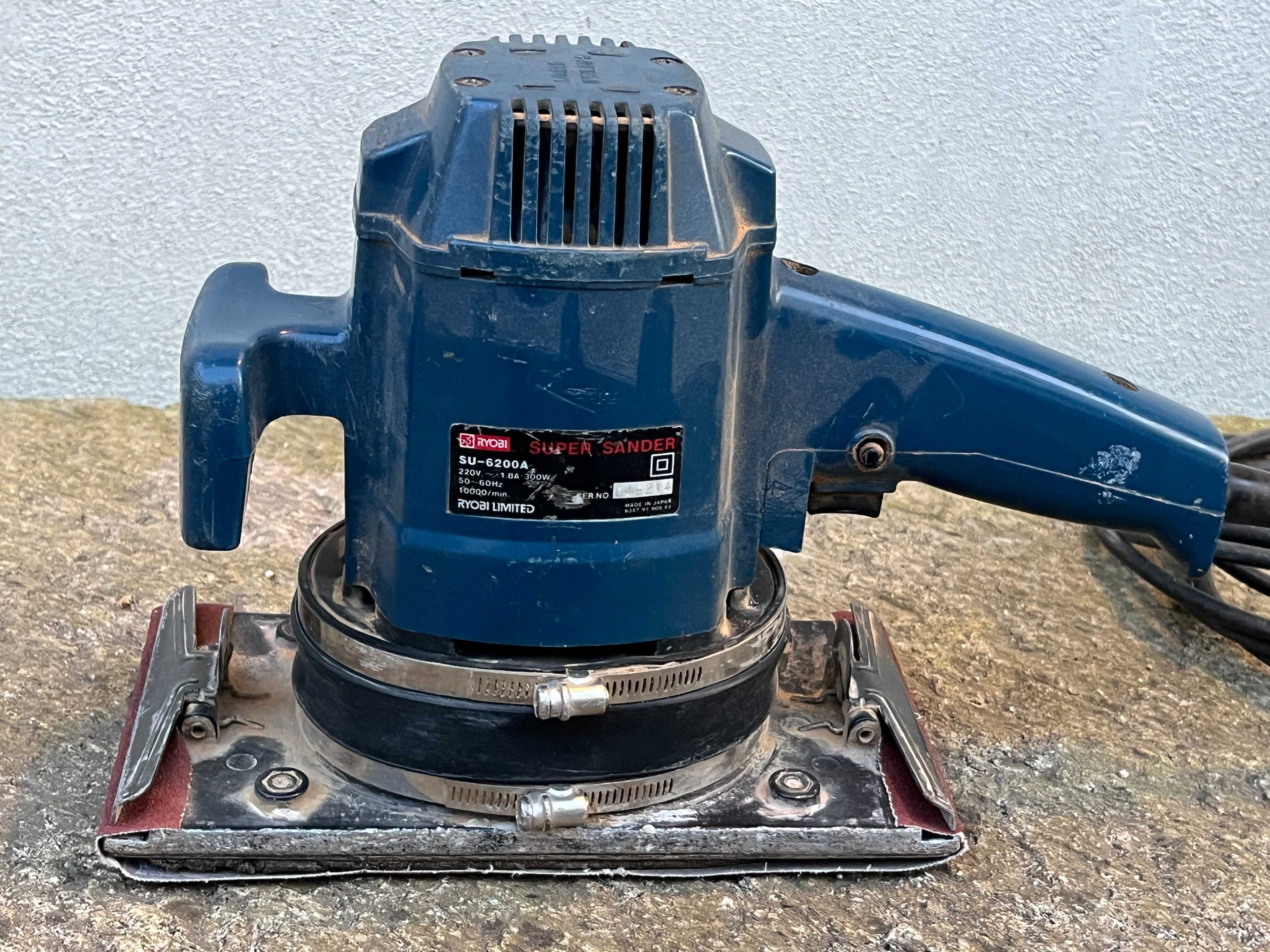 Ryobi Super Sander SU6200A fabricada no Japão 300W
