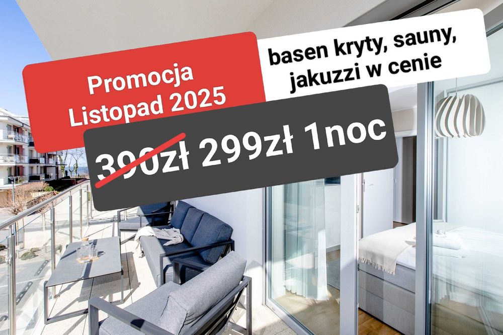 Apartament BLUE SUN Rewal Morska przy plaży basen w cenie