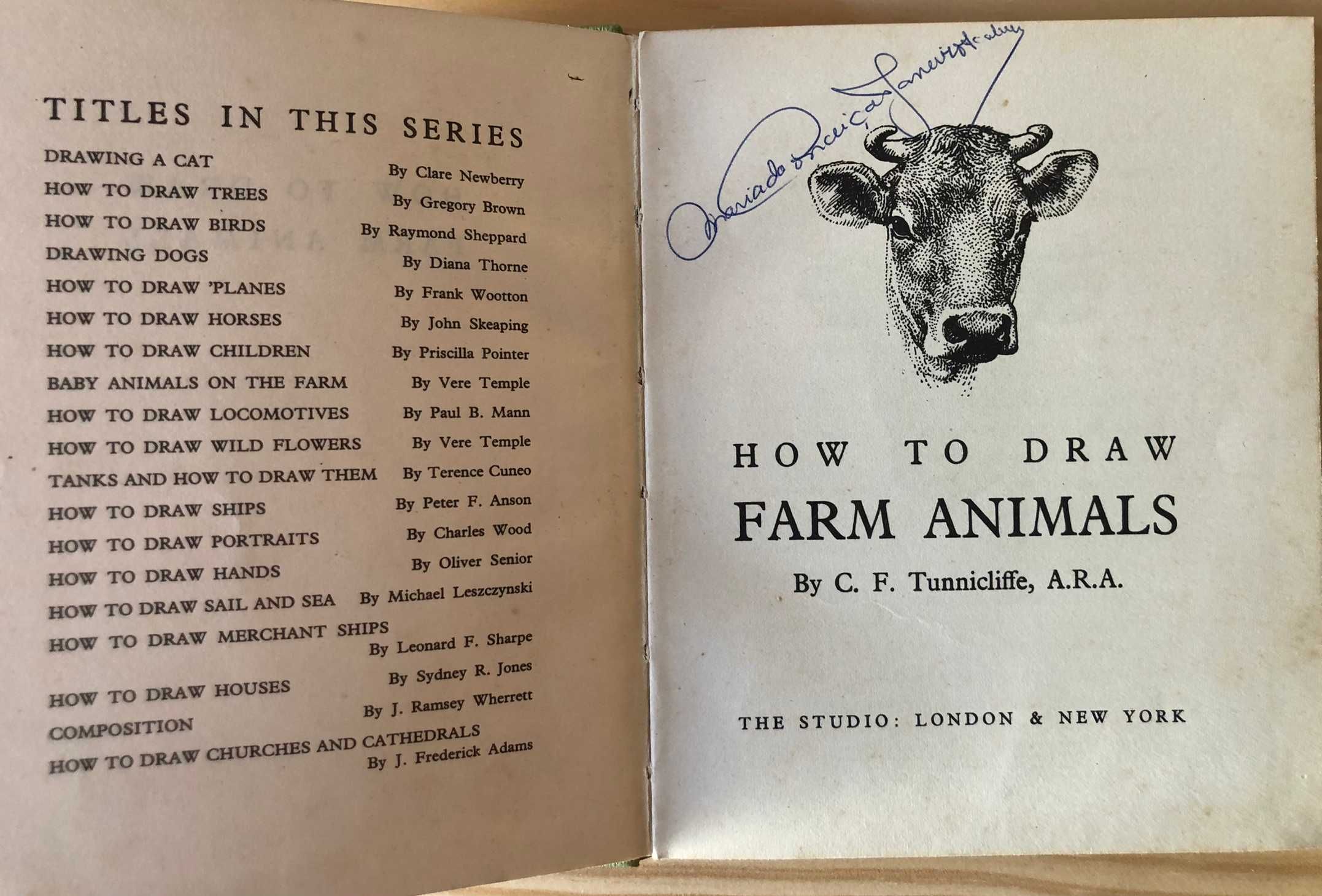 How to draw farm animals - C. F. Tunnicliffe