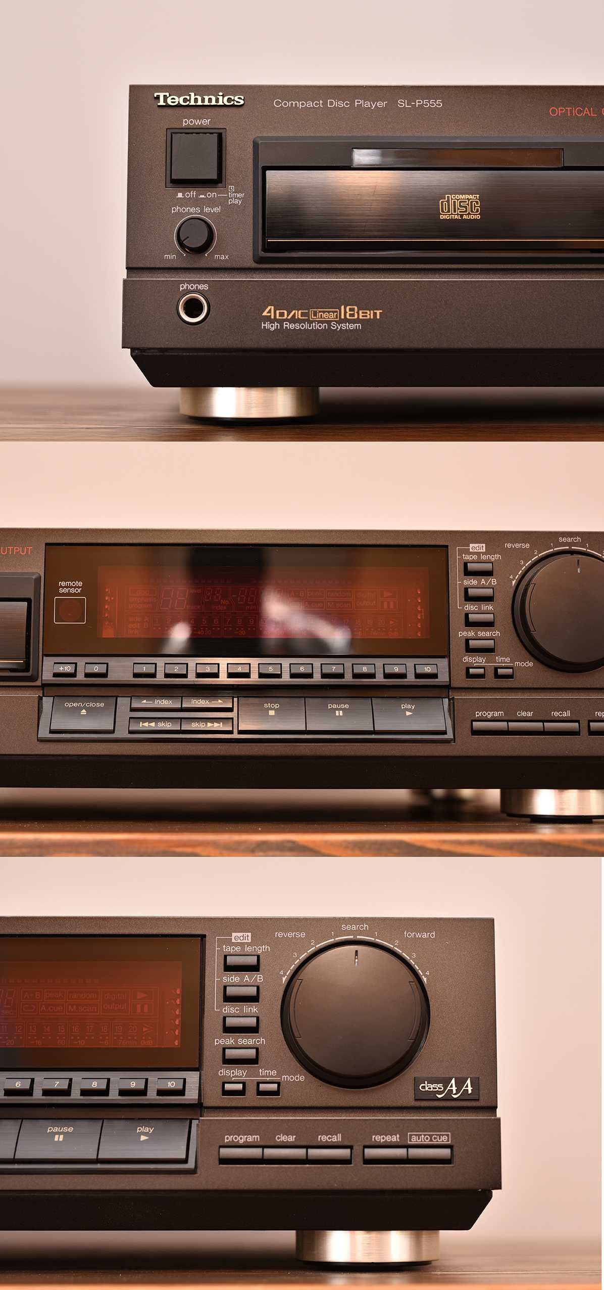 Technics SL-P555 - odtwarzacz płyt CD