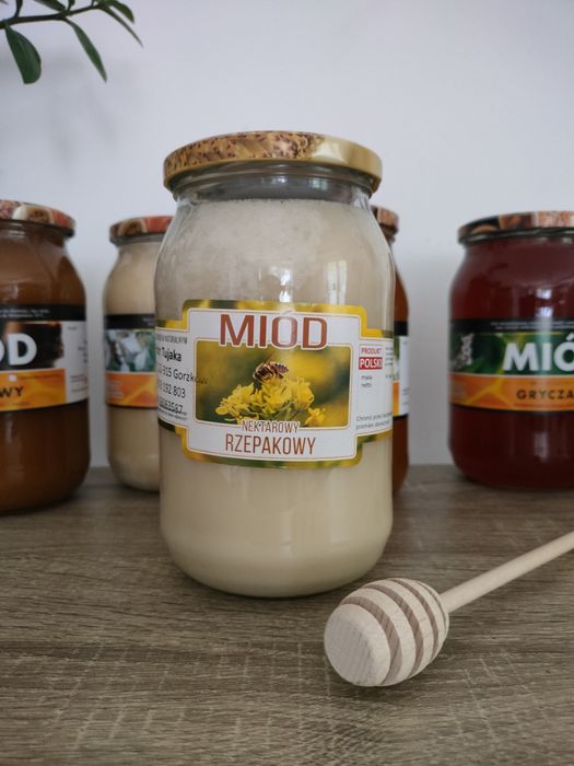 Miód rzepakowy 100 % naturalny