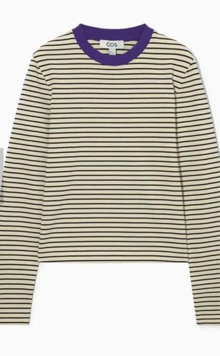 Лонгслів із щільної бавовни cos