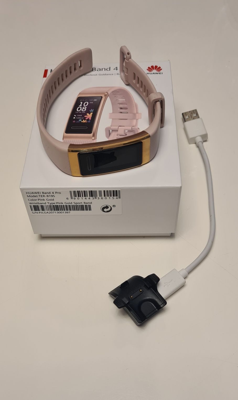 Huawei Band 4 Pro Pink Gold Różowy