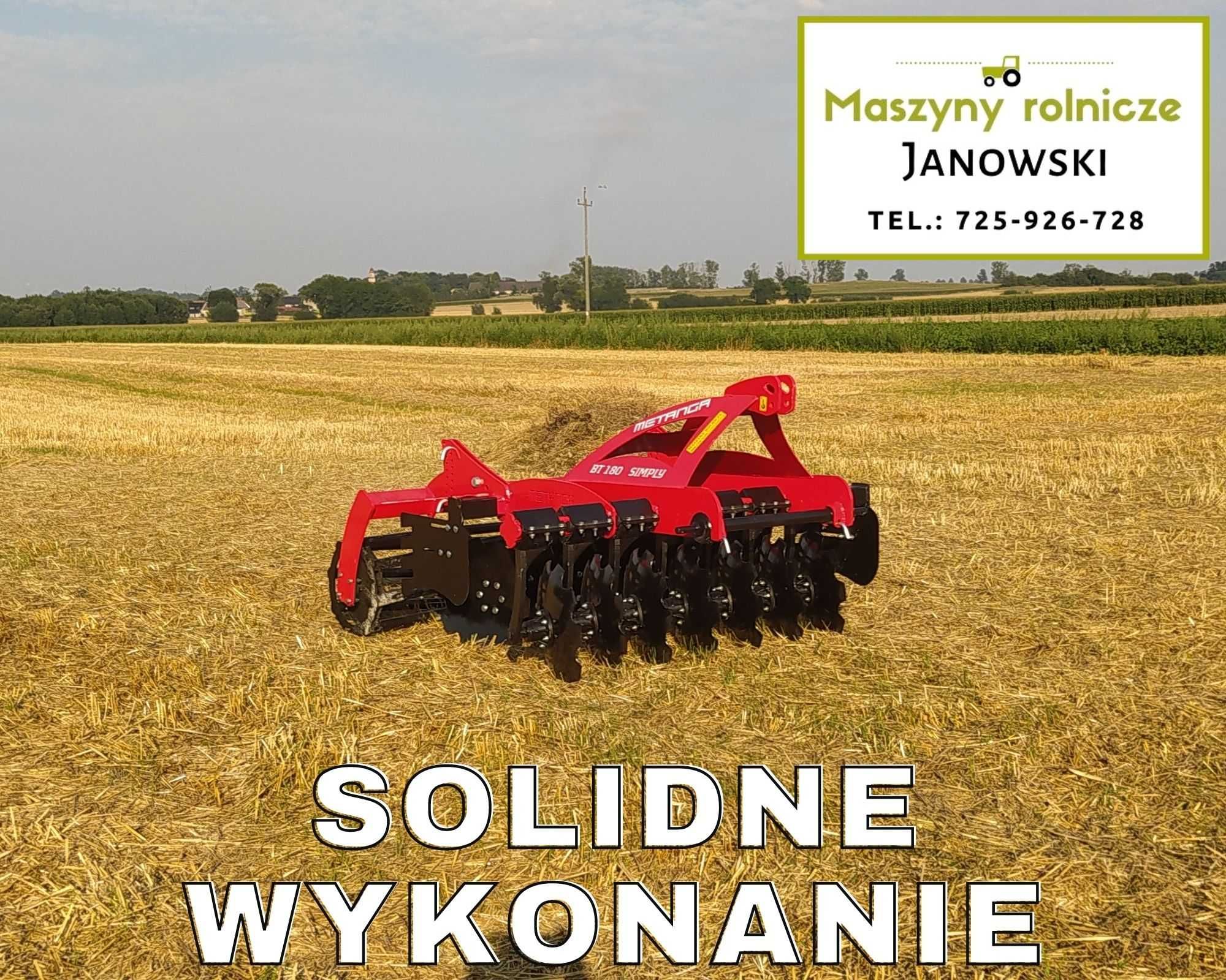 Brona talerzowa 1.6 1.8 2.0 2.2 do Zetor C360! Metanga! Transport!