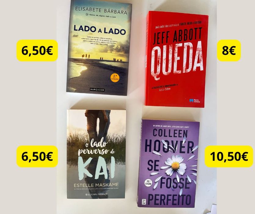 Livros com diferentes títulos