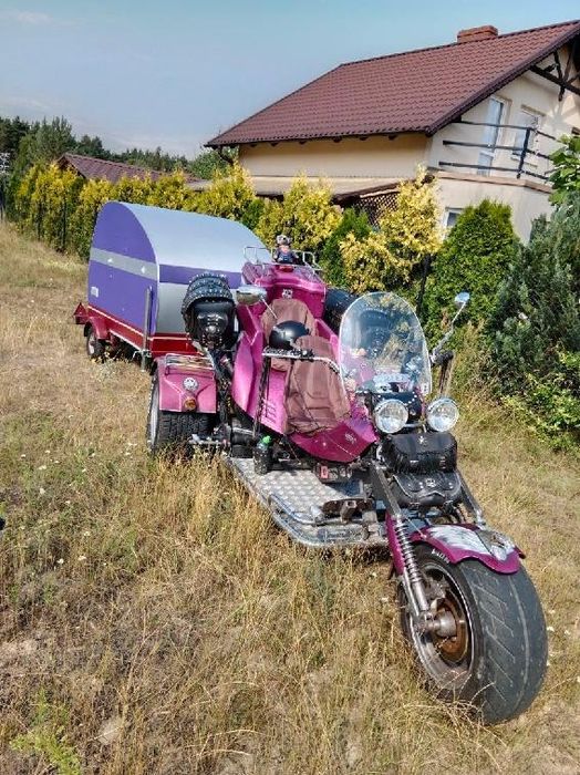 Trajka z przyczepką noclegową