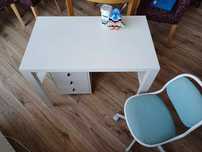 Biurko dziecięce Ikea, białe