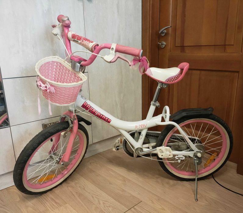 Дитячий велосипед Royal Baby Jenny Girls 18" Біло-рожевий