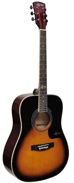 Gitara akustyczna Ever Play AP-400 BSB + pokrowiec + tuner + 3 kostki