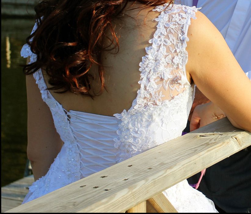 Ślubna suknia Księżniczka koronka