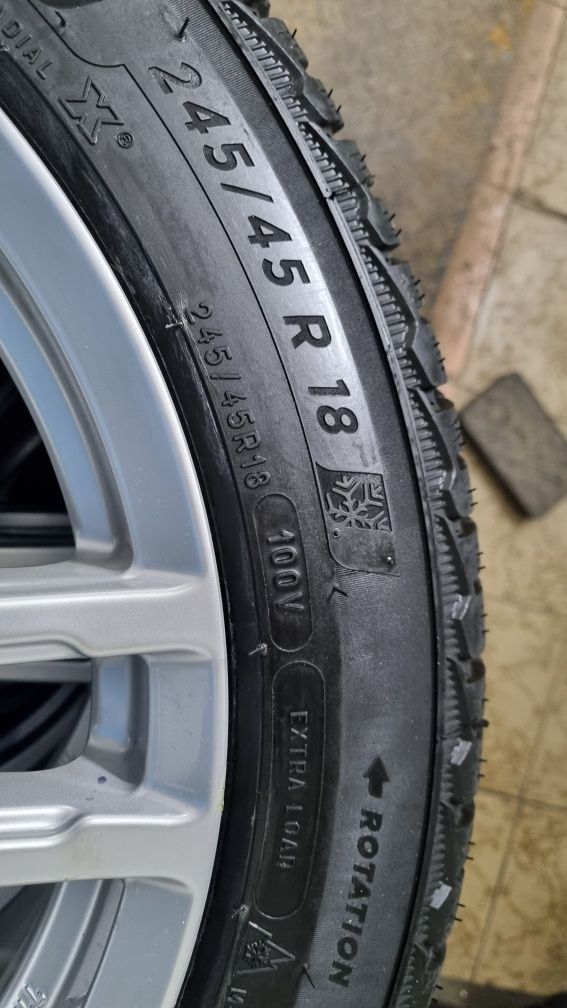 Koła zimowe 5x115 245/45r18 Opel Insignia II  z czujnikami ciśnienia