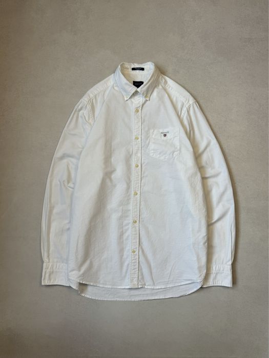 Белая рубашка Gant мужская (оригинал)