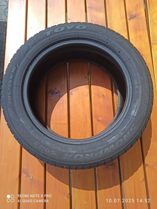 Opony zimowe TOYO 205/55/R16 91H Snowprox S943 - 7,0 mm - jak nowe