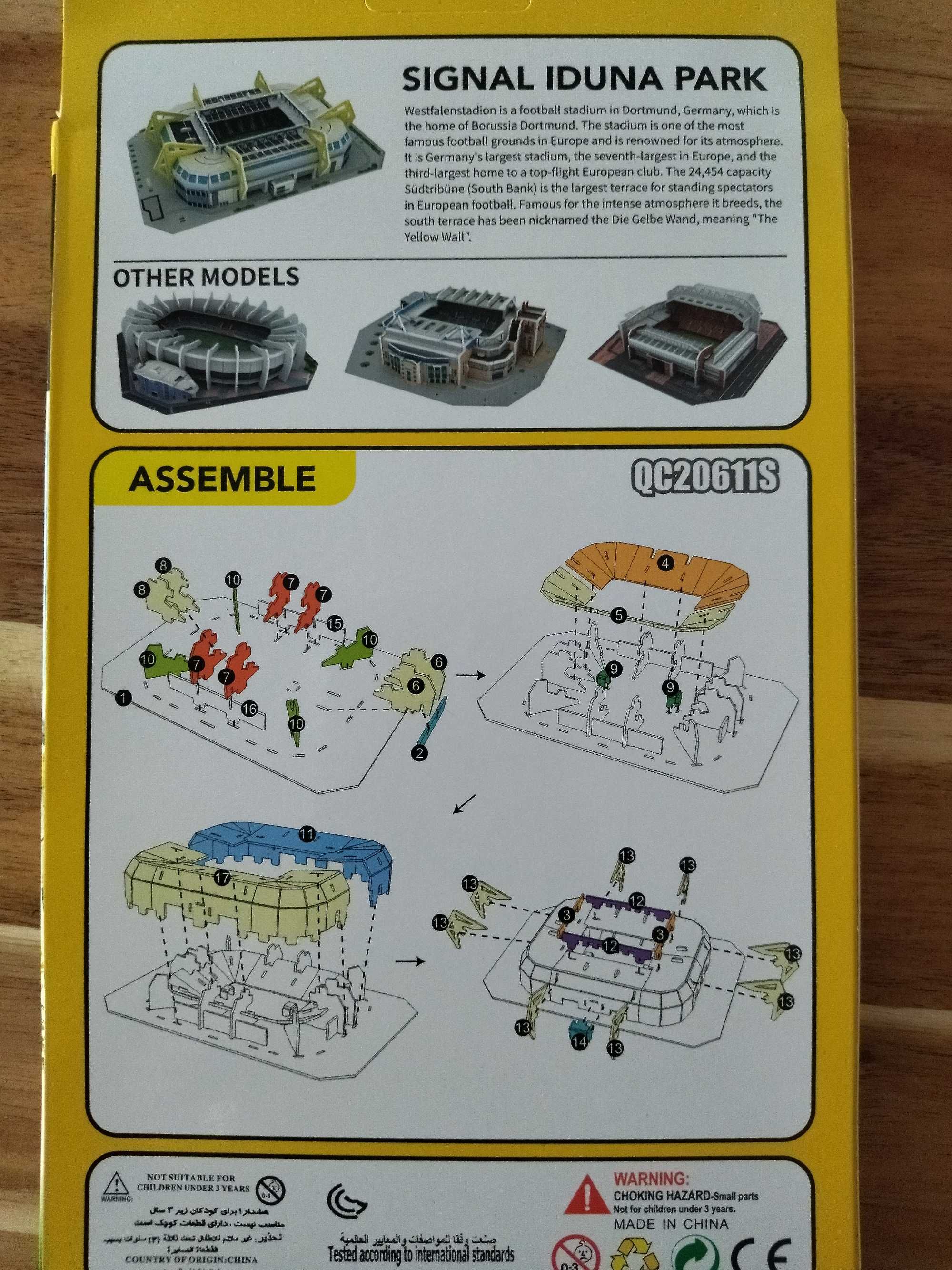 PUZZLE 3D ESTADIO do Borussia Dortmund