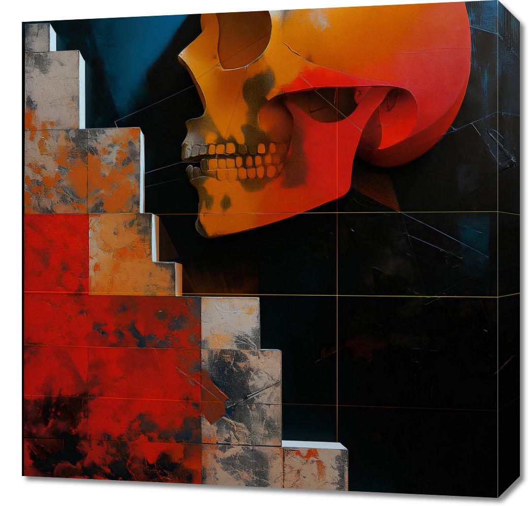 Obraz 60x60cm Erozja Krajobrazu