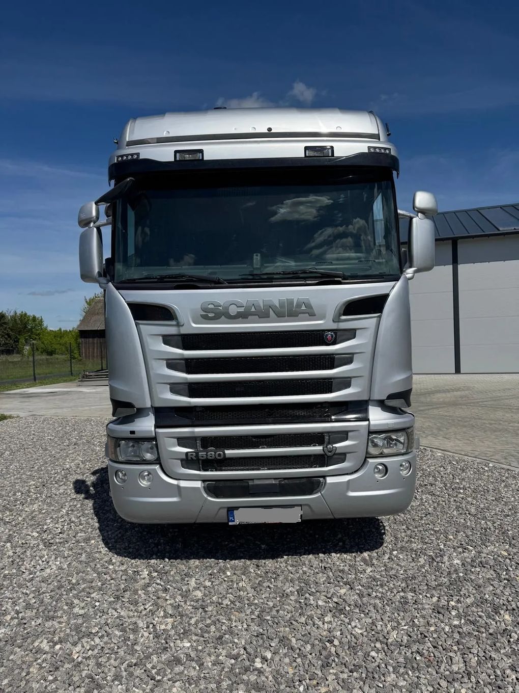 Scania R580  Żuraw hmf 50 tm, 2017r