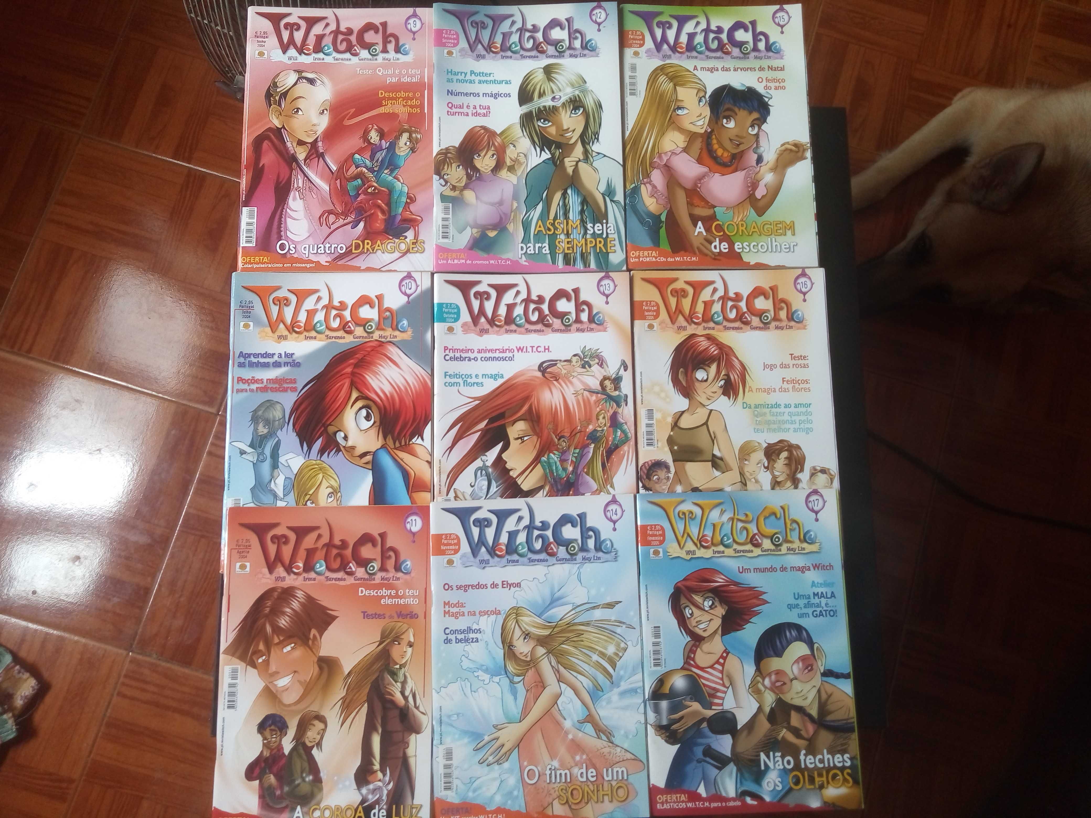 Revistas Witch para meninas