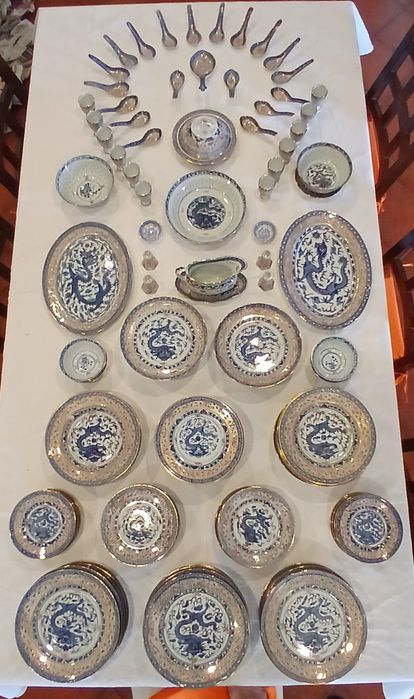 Porcelana chinesa vintage - Bago de arroz