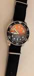 Seiko Mod tarcza Submariner Diver orange