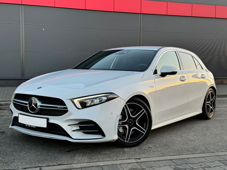 Mercedes-Benz Klasa A A35 Salon Pl Biała Perła AMG Serwis Ładna Okazja