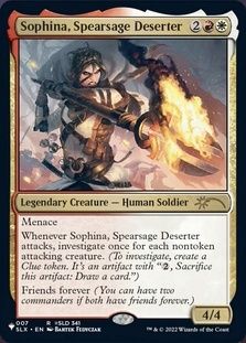 Sophina, Spearsage Deserter Magic the Gathering