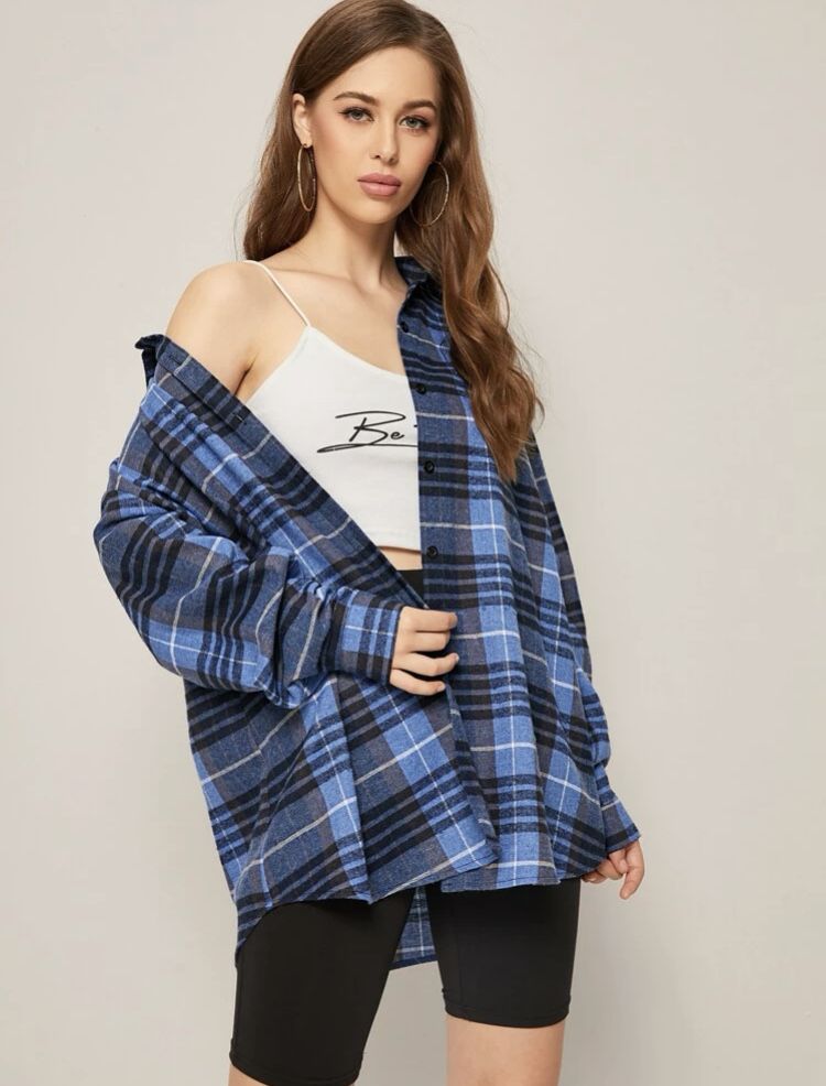 flanelowa koszula shein