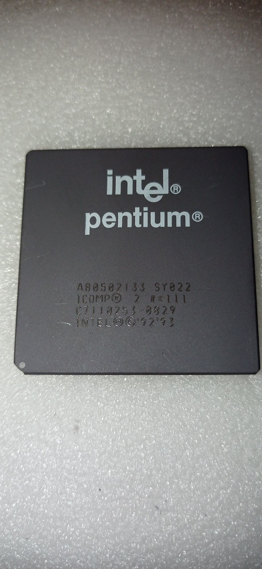Ретро процессор Pentium amd