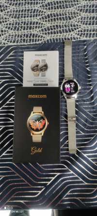 Maxcom FW42 zegarek smartwatch srebrny