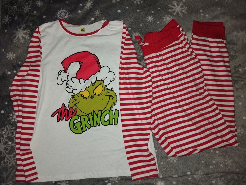 Nowa zimowa świąteczna piżama Grinch damska M