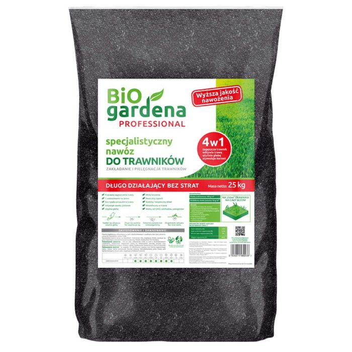 BIOgardena Nawóz do trawnika Professional 25kg,