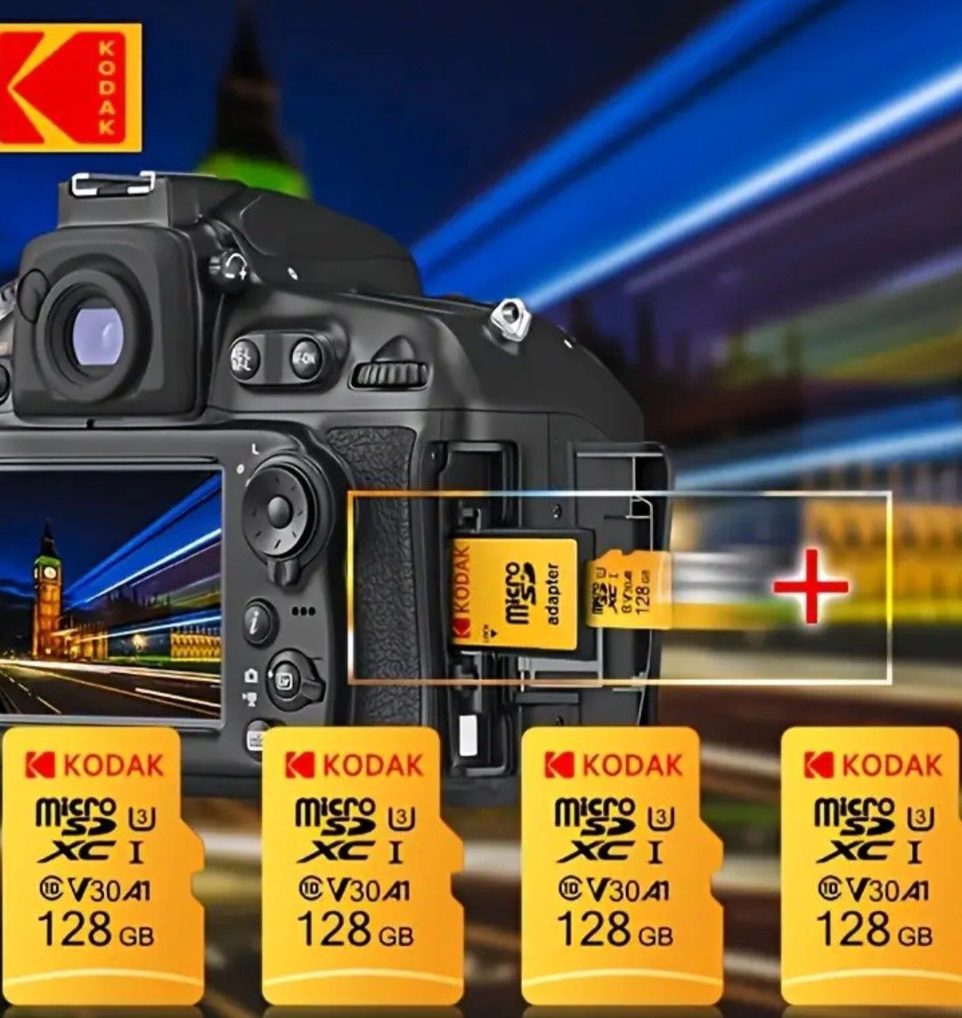 Karta pamięci Kodak MicroSD 128GB UHS-I U3 V30 4K Ultra HD  Class 10